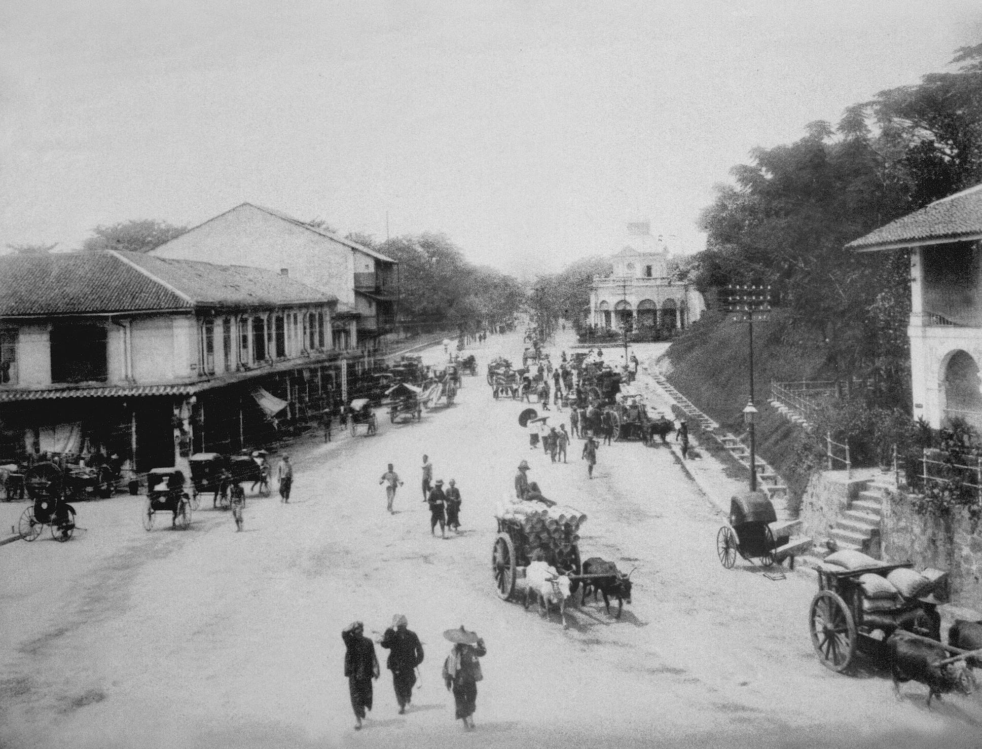 Street scene at Tanjong Pagar Road, 1890. Gretchen Liu Collection, courtesy of National Archives of Singapore.